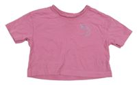 Růžové crop tričko Primark