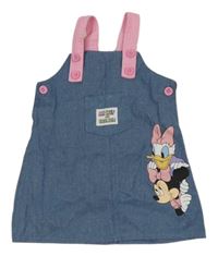 Světlemodro-růžové šaty s Daisy a Minnie Disney 