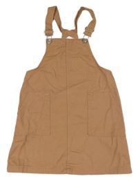 Okrové riflové laclové šaty H&M