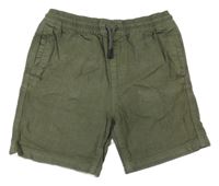 Khaki plátěné chino kraťasy George