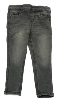 Šedé riflové džegíny Denim Co.