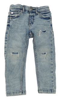 Modré skinny rifle s prošoupáním River Island