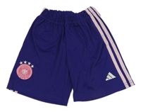 Fialovo-růžové sportovní kraťasy - Deutscher Fussball bund - Adidas
