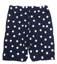 Tmavomodré puntíkované elastické kraťasy Kiki&Koko