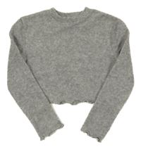 Fialová melírovaná crop mikina Primark
