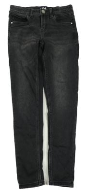 Tmavošedé skinny rifle C&A
