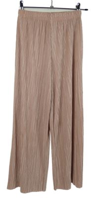 Dámské starorůžové plisované culottes kalhoty Primark vel. 32