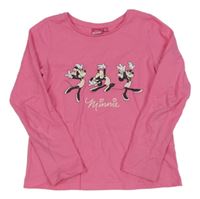 Růžové triko s Minnie Disney