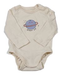 Béžové body s planetkou Topomini