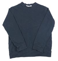 Tmavomodrá mikina H&M