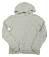 Béžová melírovaná mikina s kapucí H&M