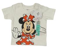 Nové - Bílé tričko s Minnie Primark