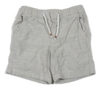 Šedé melírované kraťasy H&M