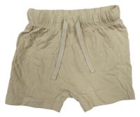 Béžové bavlněné kraťasy H&M
