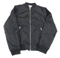 Černý šusťáková jarní bomber H&M