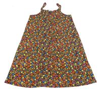 Barevné kytičkované šaty Primark 