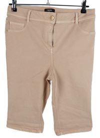 Dámské světlerůžové capri rifle Denim 