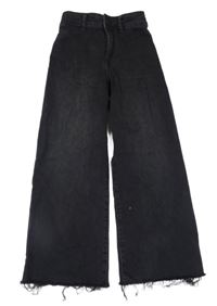 Černé wide leg rifle ZARA
