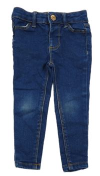 Tmavomodré skinny rifle Denim Co.