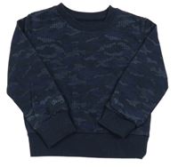 Tmavomodro-army mikina TESSENTIALS