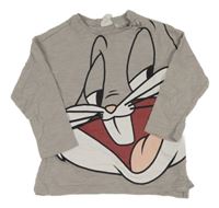 Šedé triko s Bugs Bunnym H&M