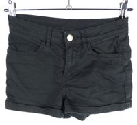 Dámské černé elastické riflové kraťasy H&M vel. 32
