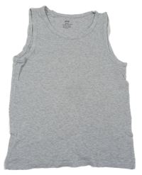 Šedé melírované tílko H&M