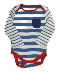 Bílo-modro-červené pruhované body Boden 