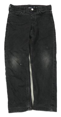 Černé slim fit rifle H&M