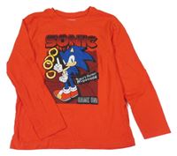 Červené triko se Sonicem