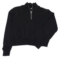 Černá crop mikina H&M