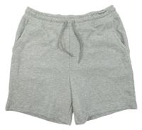 Šedé teplákové kraťasy Primark