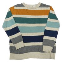Barevný pruhovaný svetr H&M