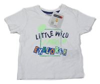 Nové - Bílé tričko s nápisem Ergee
