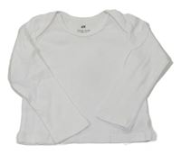 Bílé triko H&M