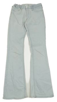 Světlemodré bootcut rifle H&M