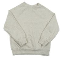 Smetanová melírovaná mikina H&M