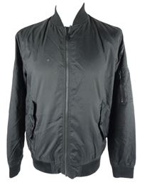 Pánský černý šusťákový bomber Jack & Jones 