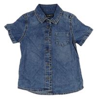 Modrá šisovaná riflová košile Denim Co.