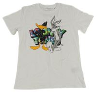 Bílé tričko s Bugsem - Looney Tunes H&M