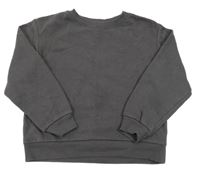 Tmavošedá oversize mikina H&M