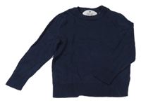 Tmavomodrý svetr H&M