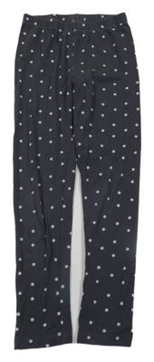 Tmavošedé květované legíny Yigga