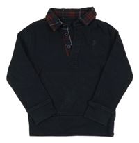 Tmavomodré polo triko George