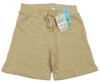 Nové - béžové žebrované kraťasy Primark