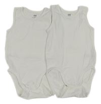 2set - 2x Bílé body H&M