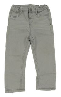 Světlešedé skinny rifle H&M