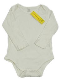 Nové - bílé žebrované body shein