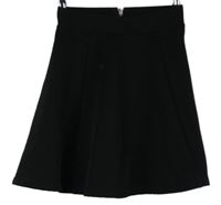 Dámská černá žebrovaná sukně H&M