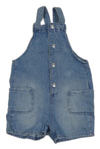 Modré riflové laclové kraťasy H&M